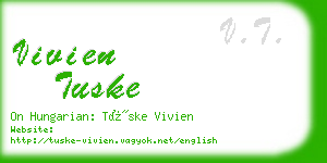 vivien tuske business card